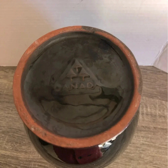 Vtg Blue  Mountain Pottery XL Vase - Picture 10 of 11